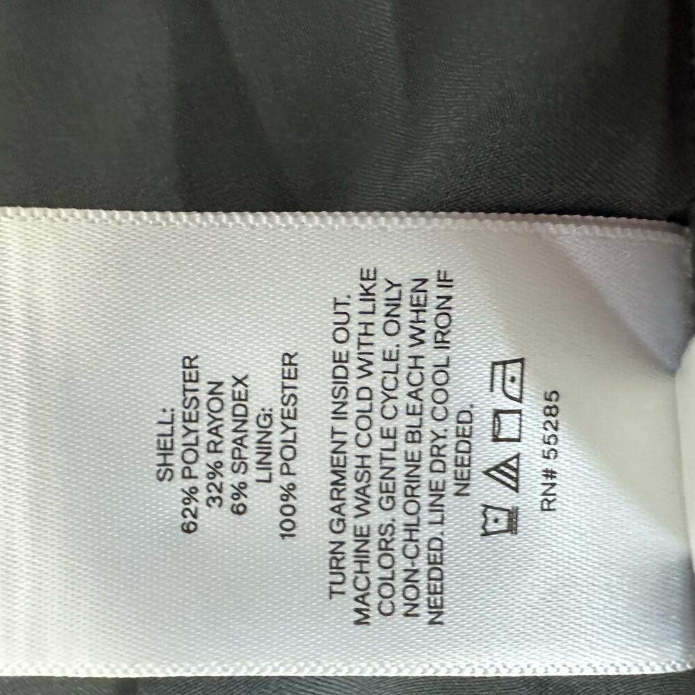 Express Editor Chic Fitted One-Button Blazer Heat… - image 9